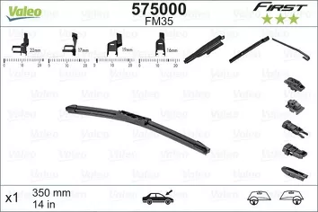 Valeo First Multiconnection v2 FM50 + FM35 <span>щетки стеклоочистителя 500/350 мм</span>