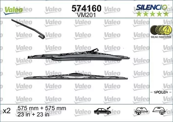 Valeo Silencio Performance Spoiler VM201 <span>щетки стеклоочистителя 575/575 мм</span>