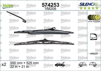 Valeo Silencio Performance Spoiler VM208 <span>щетки стеклоочистителя 550/525 мм</span>