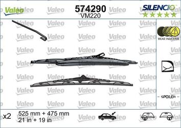 Valeo Silencio Performance Spoiler VM220 <span>щетки стеклоочистителя 525/475 мм</span>