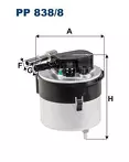 Топливный фильтр Filtron  PP 838/8