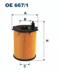 Масляный фильтр Filtron  OE 667/1