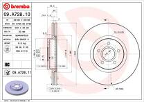 Тормозной диск Brembo Prime Line  09.A728.11