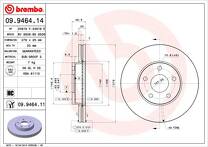 Тормозной диск Brembo Prime Line  09.9464.11