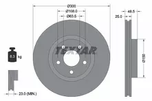 Тормозной диск Textar  92141305