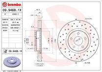 Тормозной диск Brembo Xtra Line  09.9468.1X