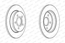 Тормозной диск Ferodo DDF1226 для Ford Focus 2 пок. / универсал / рестайлинг
