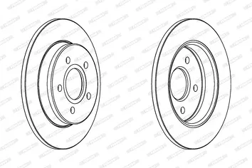 Ferodo DDF1226 <span>тормозной диск полный</span>