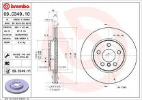 Тормозной диск Brembo Prime Line 09.C349.11 для Mini Clubman F54