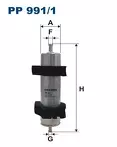 Топливный фильтр Filtron  PP 991/1