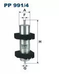 Топливный фильтр Filtron  PP 991/4