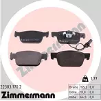 Передние тормозные колодки Zimmermann  22383.170.2