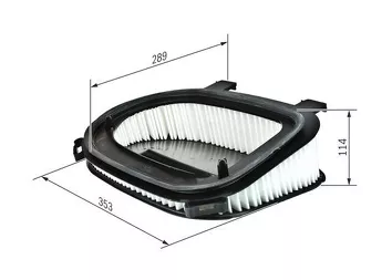 Bosch F026400366 <span>воздушный фильтр </span>