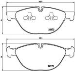 Передние тормозные колодки Brembo P 06 058 для BMW X5 E70