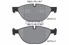 Передние тормозные колодки Textar Q+  2417201