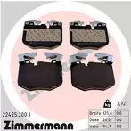 Передние тормозные колодки Zimmermann  22425.200.1