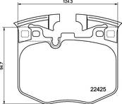 Передние тормозные колодки Brembo  P 06 099