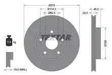Тормозной диск Textar  92163803