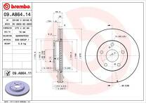 Тормозной диск Brembo Prime Line  09.A864.11