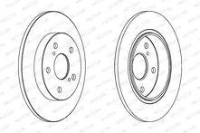 Тормозной диск Ferodo  DDF1645