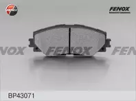 Передние тормозные колодки Fenox BP43071 для Toyota Corolla 10 пок. / E140, E150 / рестайлинг