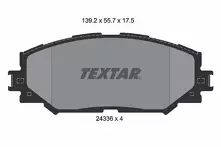 Передние тормозные колодки Textar  2433601