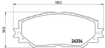 Brembo P 83 082 <span>тормозные колодки передние</span>