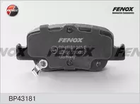 Задние тормозные колодки Fenox BP43181 для Toyota Corolla 10 пок. / E140, E150 / рестайлинг