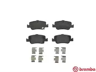 Задние тормозные колодки Brembo P 83 080 для Toyota Corolla 10 пок. / E140, E150 / рестайлинг
