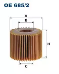 Масляный фильтр Filtron  OE 685/2