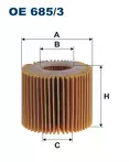 Масляный фильтр Filtron  OE 685/3