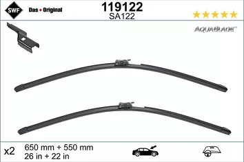 SWF AquaBlade 119122 <span>щетки стеклоочистителя 650/550 мм</span>