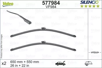 Valeo Silencio Flat VF984 <span>щетки стеклоочистителя 650/550 мм</span>