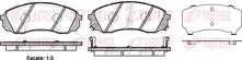 Передние тормозные колодки Remsa 1291.02 для Haval H9 1 пок.