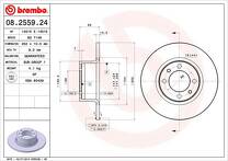 Тормозной диск Brembo Prime Line  08.2559.24