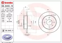 Тормозной диск Brembo Prime Line  08.5443.10