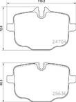 Задние тормозные колодки Brembo  P 06 101