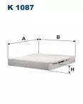 Фильтр Filtron  K 1087