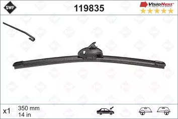 SWF VisioNext 119840 + 119835 + 119835 <span>щетки стеклоочистителя 400/350/350 мм</span>