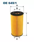 Масляный фильтр Filtron  OE 649/1