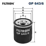 Масляный фильтр Filtron  OP 643/6