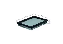 Воздушный фильтр Mahle  LX 1266