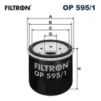 Масляный фильтр Filtron  OP 595/1