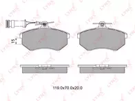 Передние тормозные колодки Lynx  BD-1201