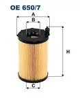 Масляный фильтр Filtron  OE 650/7