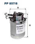Топливный фильтр Filtron PP 857/8 PP 857/8