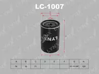 Масляный фильтр Lynx  LC-1007