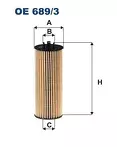 Масляный фильтр Filtron  OE 689/3