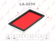 Воздушный фильтр Lynx  LA-223V
