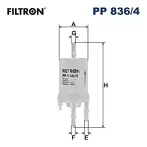 Топливный фильтр Filtron  PP 836/4